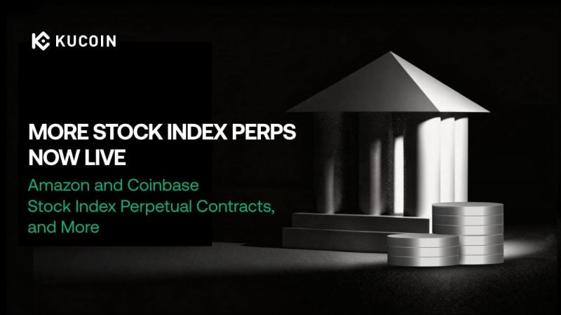 KuCoin expands stock index perpetual contracts with new listings