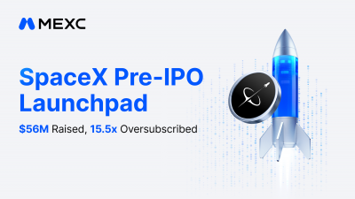 MEXC SPACEX(PRE) Launchpad Subscriptions Surpass $56 million, with the Offering Oversubscribed by Up to 15.5x