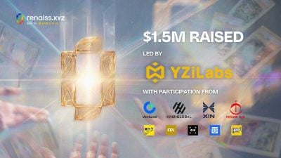 Renaiss secures $1.5M in first round led by YZi Labs to build trustless infrastructure for real-world collectibles