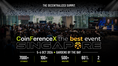 CoinFerenceX and The Best Event join forces to launch “CoinFerenceX The Best Event Singapore,” the decentralised summit